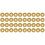 40Pcs Golden Plastic Binder Rings for Planner and Book Binding 2