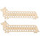 6Pcs Khaki Thread Winder Plate Durable Wooden Bobbin Holder for Sewing 1