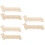 6Pcs Khaki Thread Winder Plate Durable Wooden Bobbin Holder for Sewing 7
