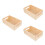 3Pcs Minimalist Khaki Wooden Desktop Box Multi-Function Storage Crate 7