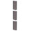 3Pcs Metal Lighter Case Black Flip Cover Style 7