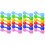 24Pcs Assorted Color Plastic Dumbbells Exercising Tools for Kids 2