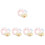 5Sets Soft Cotton Doll Bear Clothes Decorative Plush Bear Outfits 6
