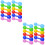 24Pcs Assorted Color Plastic Dumbbells Exercising Tools for Kids 6