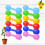24Pcs Assorted Color Plastic Dumbbells Exercising Tools for Kids 11