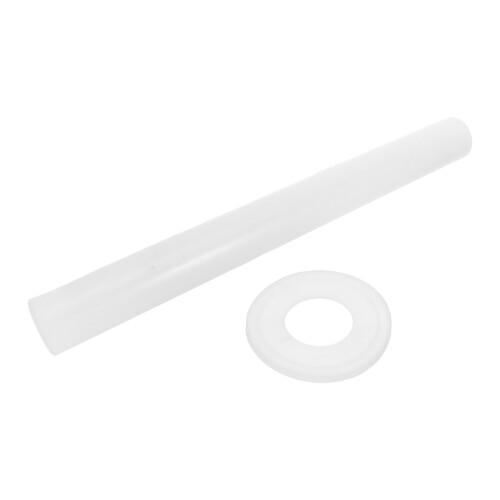 8Pcs Splashproof White Shaker Lid Set with Ice Mallet for Home Bar Use