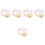 5Sets Soft Cotton Doll Bear Clothes Decorative Plush Bear Outfits 5