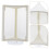 2Pcs Acrylic Rotary Menu Stand Multi-Side Sign Holder Desktop Display 10