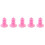 5Pcs Pink Multi-Layer Cake Holder Stand Practical & Decorative 11