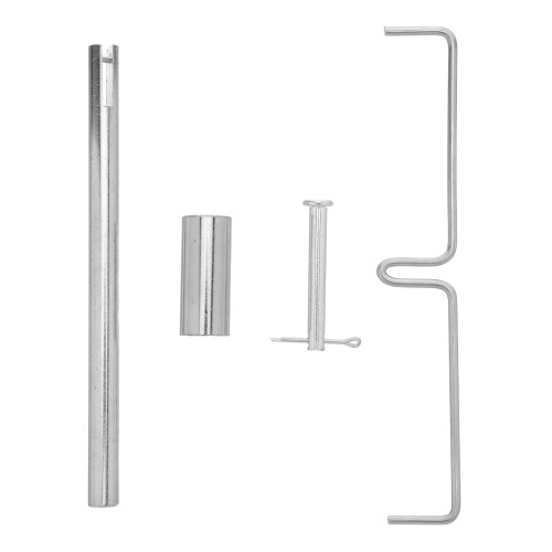 4Sets Durable Silver Iron Popcorn Mixer Rods for Machine Use