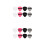 16Pcs Assorted Drop Shaped Cotton Makeup Pads Face Cosmetics Puff 5