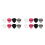 16Pcs Assorted Drop Shaped Cotton Makeup Pads Face Cosmetics Puff 9