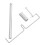 4Sets Durable Silver Iron Popcorn Mixer Rods for Machine Use 3