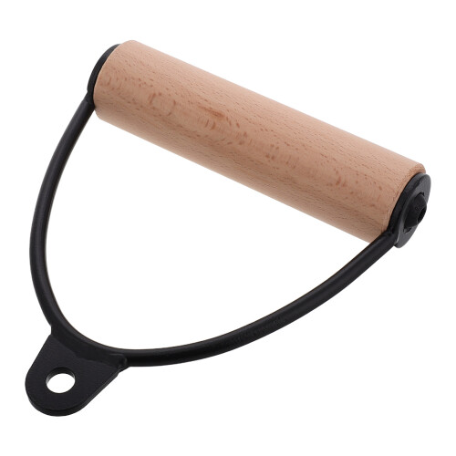 2Pcs Comfortable Wooden Grip Cable Handles for Gym Exercise & Training