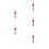 5Pcs Multi Color Cake Needle Pin with Beaded Design for DIY Decorating 6