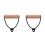 2Pcs Comfortable Wooden Grip Cable Handles for Gym Exercise & Training 8