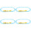 4Sets Kids Electric Rail Train Toy Assorted Colors Durable Plastic Set 7