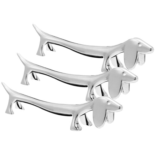 15Pcs Silver Chopstick Organizer Zinc Alloy Tableware Holder Home Use 1