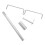 4Sets Durable Silver Iron Popcorn Mixer Rods for Machine Use 2