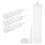 8Pcs Small Transparent Plastic Glue Bottles for Crafting with Caps 3