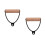2Pcs Comfortable Wooden Grip Cable Handles for Gym Exercise & Training 4