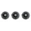 3Pcs Black Protective Net Covers for Water Buckets Durable Polyester 7
