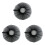 3Pcs Black Protective Net Covers for Water Buckets Durable Polyester 5