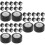 36Pcs Replacement Plastic Pinch Rollers for Radio and Cassette Decks 9