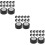36Pcs Replacement Plastic Pinch Rollers for Radio and Cassette Decks 11