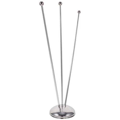 3Pcs Metal Desktop Flagpole Stable Base Nail-Free Table Flag Holder 2