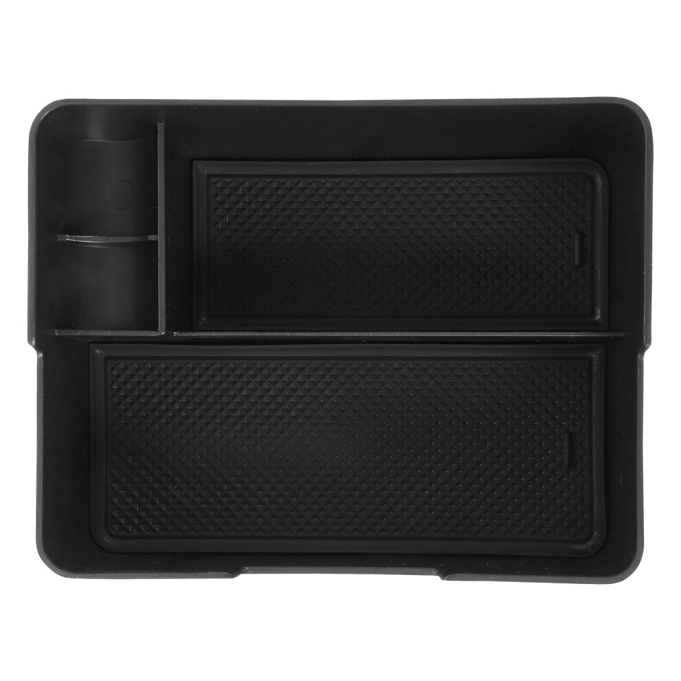 2Pcs Plastic Car Storage Box Phone Holder Car Sundries Organizer Black 3621955943364