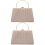 2Stk Goldfarbene Clutch Damen Praktisch 5