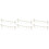 6Pcs Space-Saving White Plastic Cabinet Door Towel Hooks Rack 6