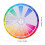6Pcs Multi Color Wheel Creative Color Mixing and Learning Guide 2