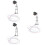 3Pcs Compact Miniature Signal Light Model for Railroad Layout 9