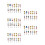 70Pcs Mini Traffic Indicators ABS Lightweight Kids Sand Table Supply 6