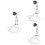 3Pcs Compact Miniature Signal Light Model for Railroad Layout 8