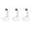 3Pcs Compact Miniature Signal Light Model for Railroad Layout 6