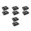 8Pcs Practical Black Beverage Takeout Carrier Tray for Coffee Shops 2