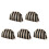 5Pcs Compact Clutch Purses for Women Multi Color Polyester Handbags 8