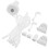 3Sets Roller Shade Accessories White ABS Adjustable Hook Set 2