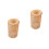 2Sets Light Brown Rustic Wood Candle Holders Tea Light Table Display 8