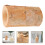 2Sets Light Brown Rustic Wood Candle Holders Tea Light Table Display 10