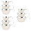 9Pcs Compact Silver Stainless Steel Dinner Bowls Portable for Bbq Use 7