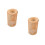 2Sets Light Brown Rustic Wood Candle Holders Tea Light Table Display 4