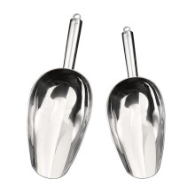 6Pcs Stainless Steel Food Scoops Silver Multi-Purpose Kitchen