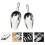 6Pcs Stainless Steel Food Scoops Silver Multi-Purpose Kitchen 10