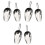 6Pcs Stainless Steel Food Scoops Silver Multi-Purpose Kitchen 3