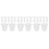 36Pcs Plastic Hydroponic Basket Pots White Mesh Cups for Garden Plants 7