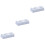 3Pcs Versatile Ceramic Chopsticks Holder White Dinner Spoon Stand 5